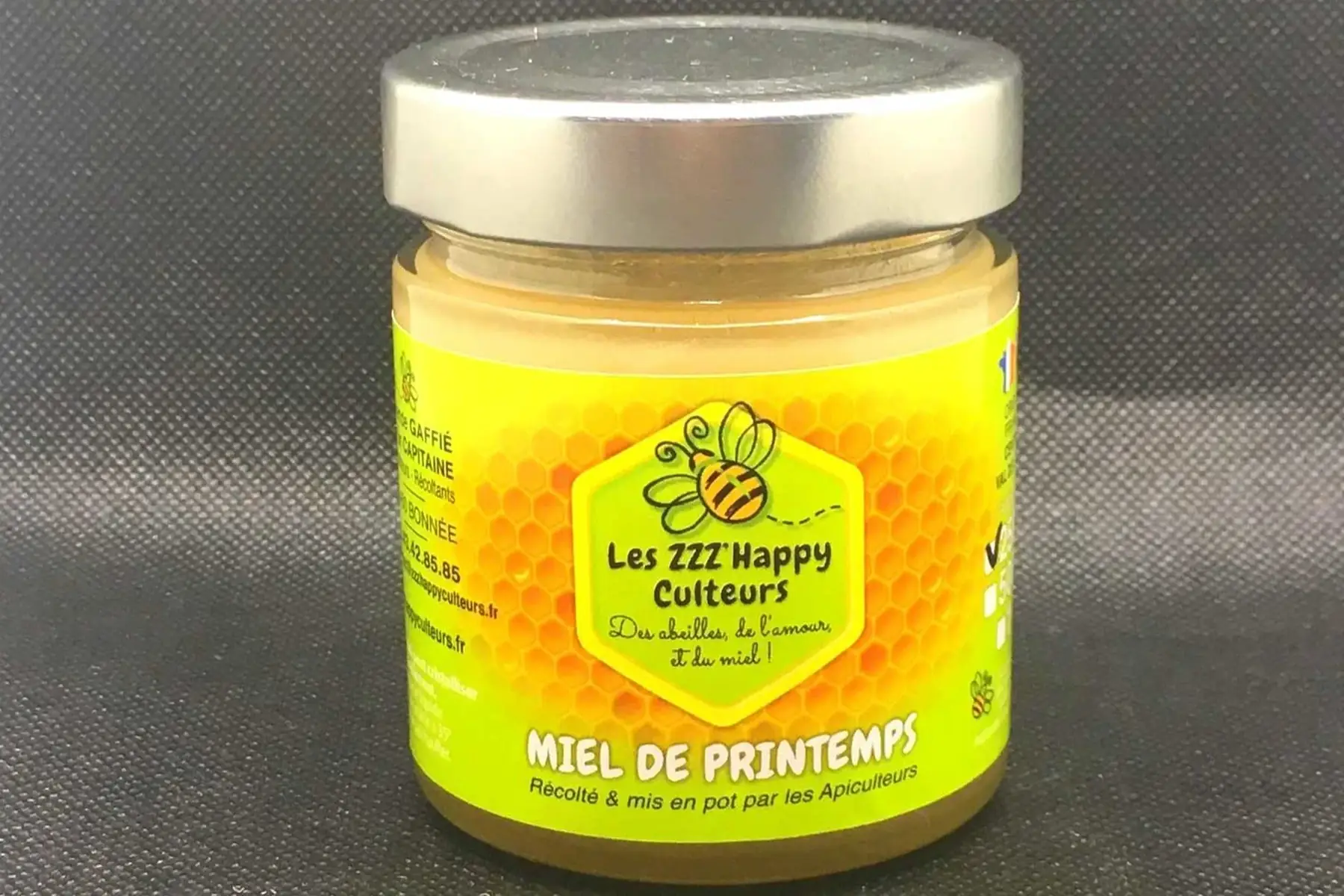 miel de printemps crémeux - pot de 250gr