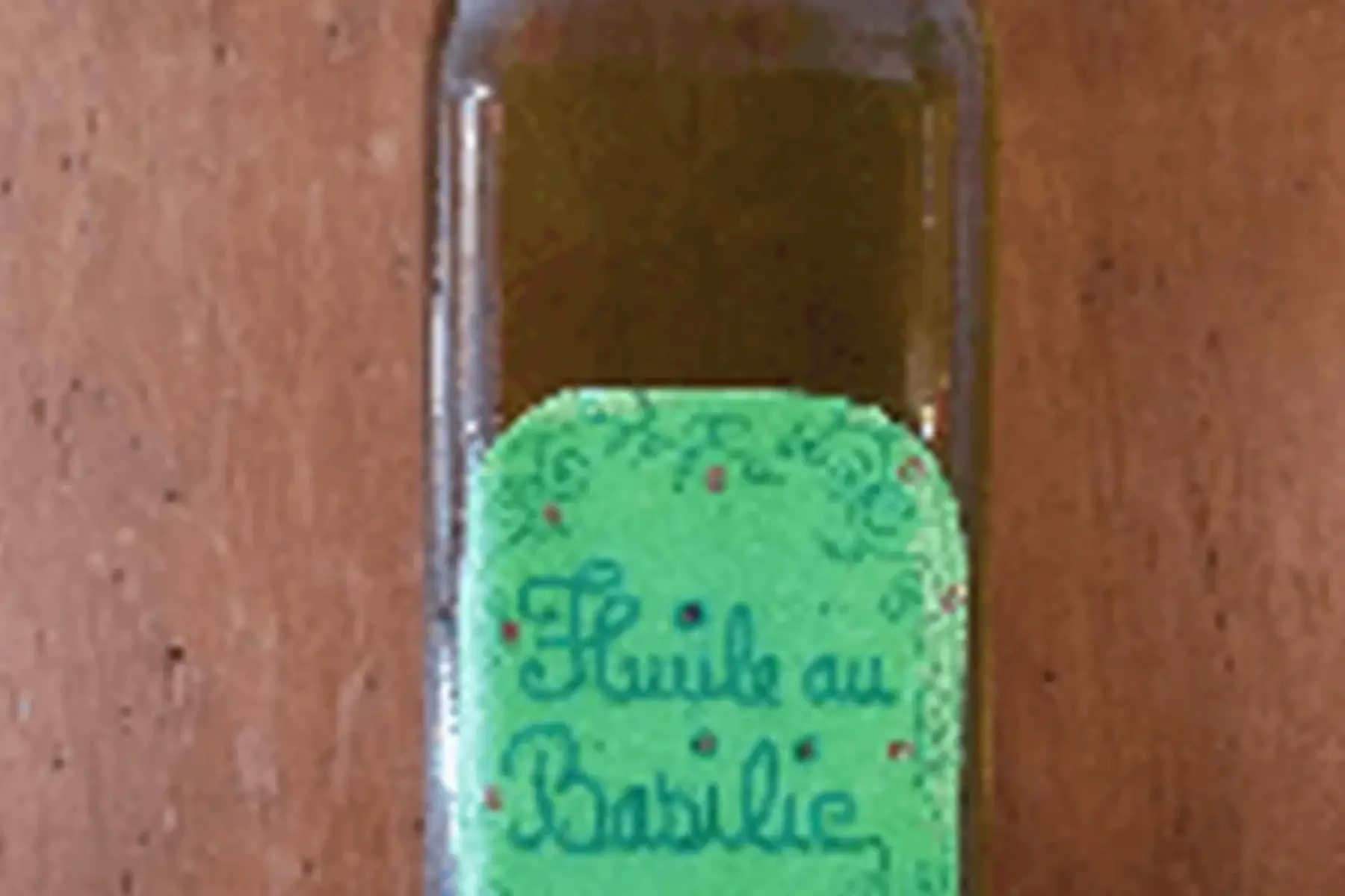 huile au basilic