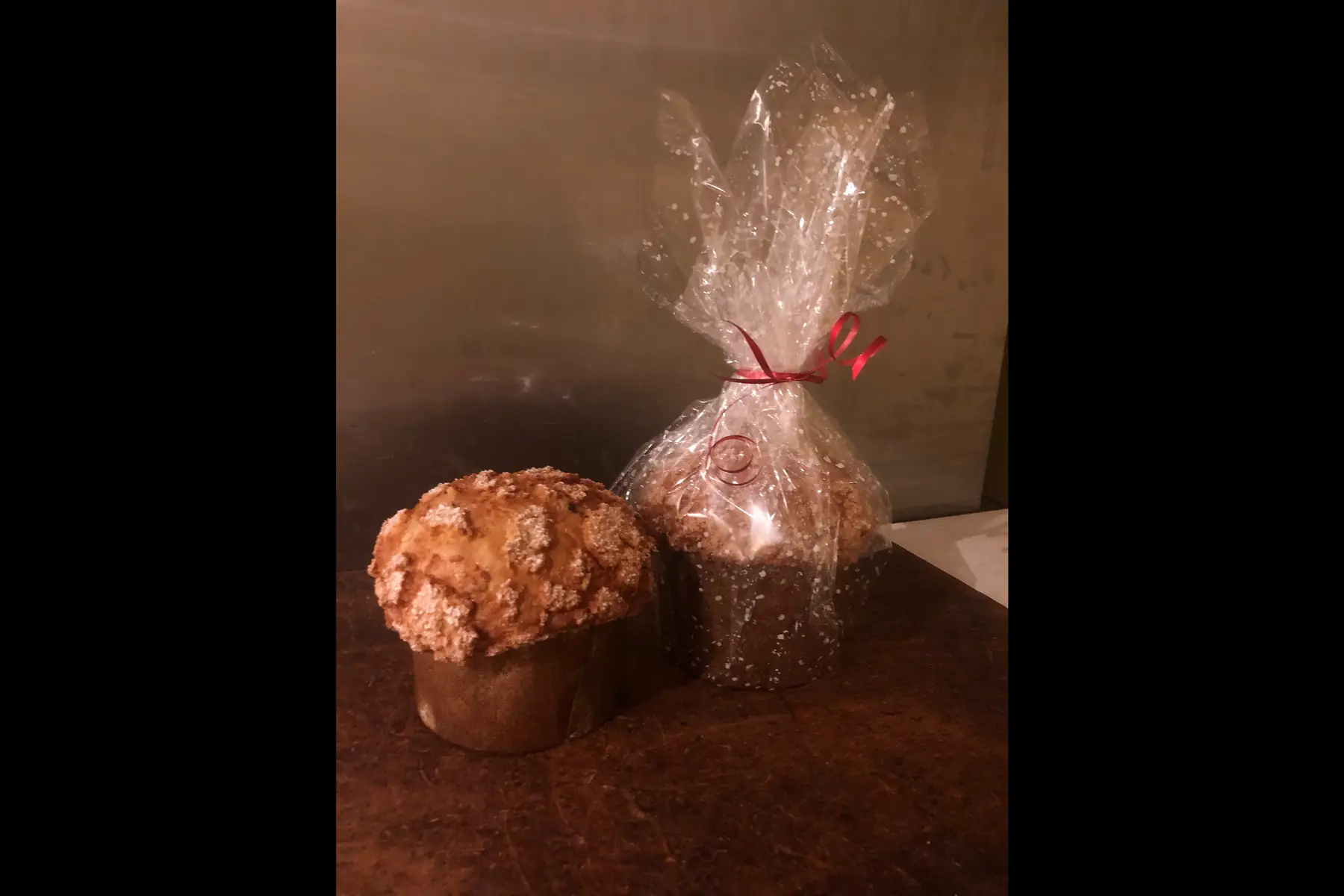 panettone avec macaronade au levain artisanal