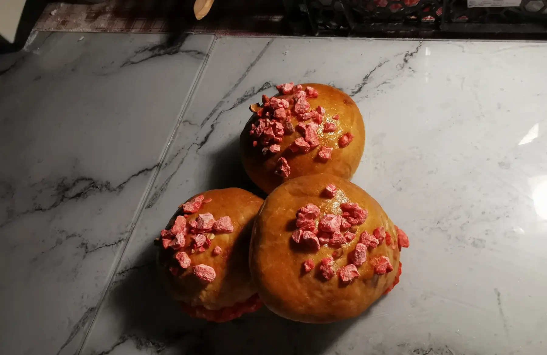 briochette aux pralines roses