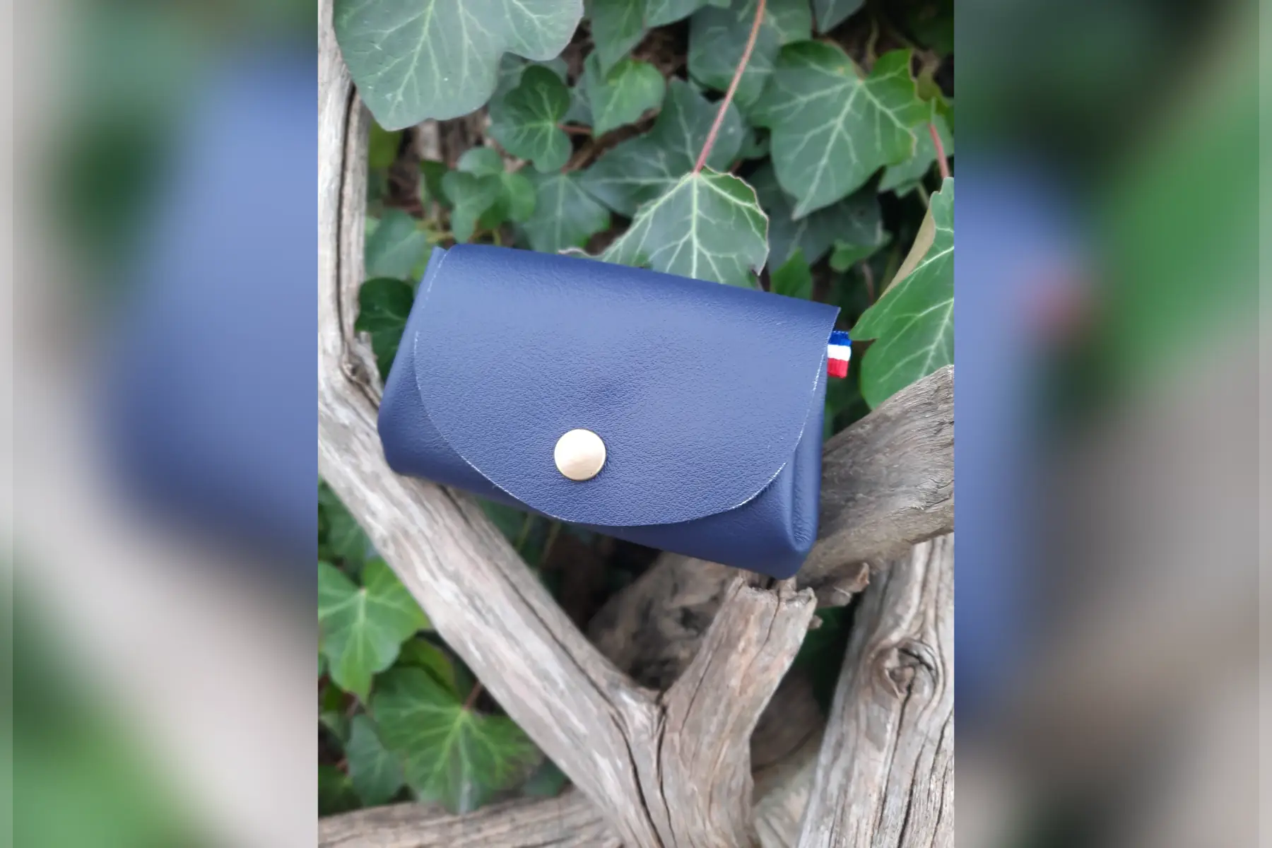 Porte monnaies" bleu"