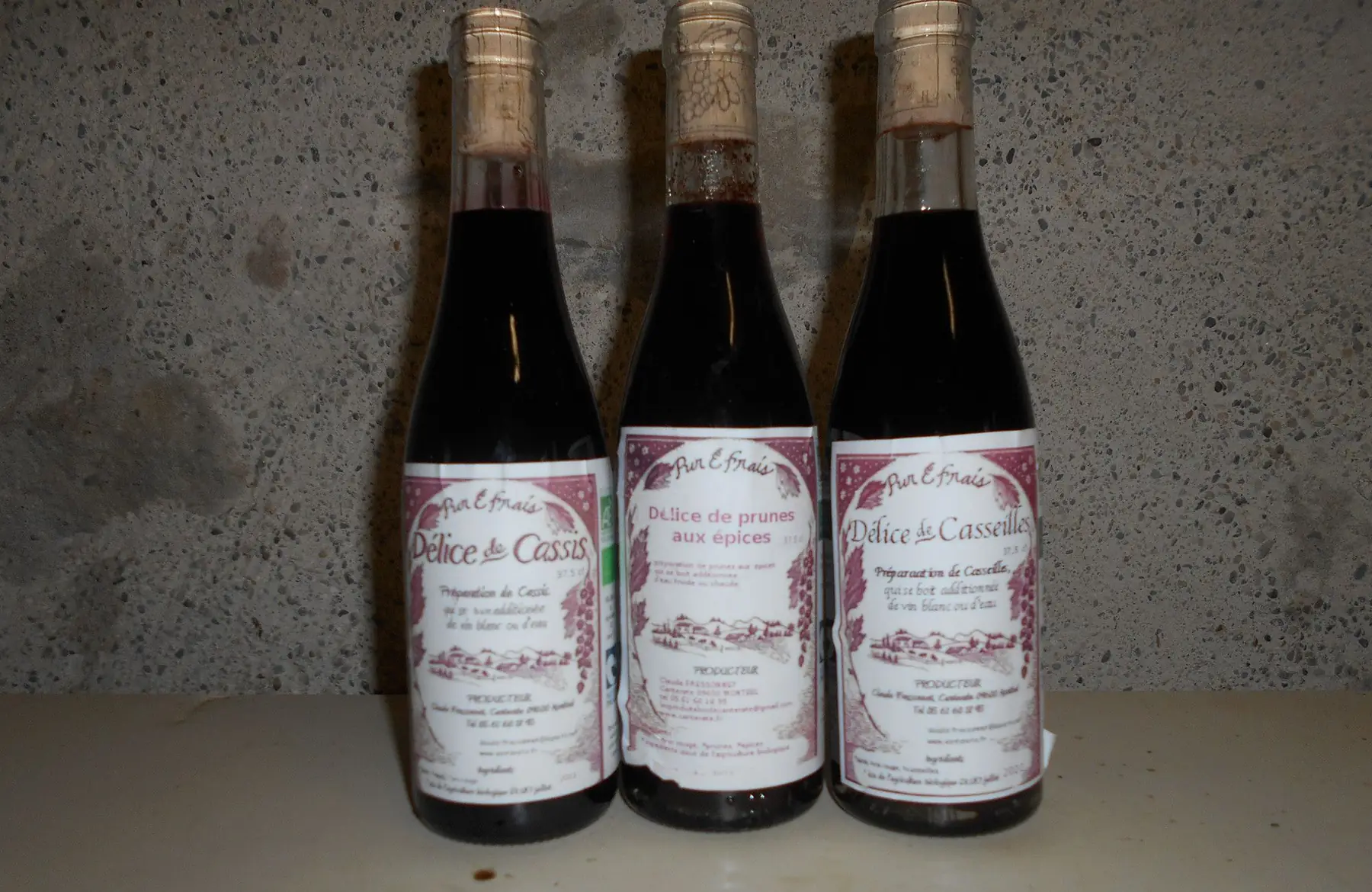 délice de cassis en 37.5 cl