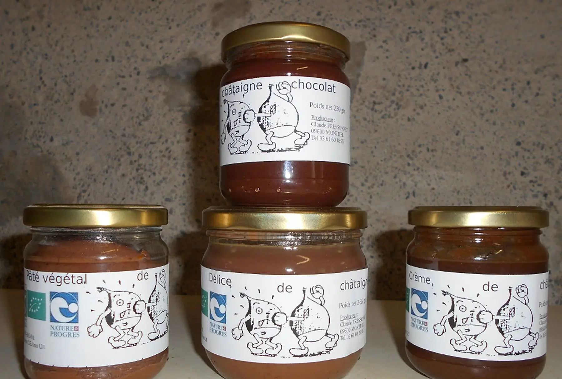 délice de châtaigne-chocolat