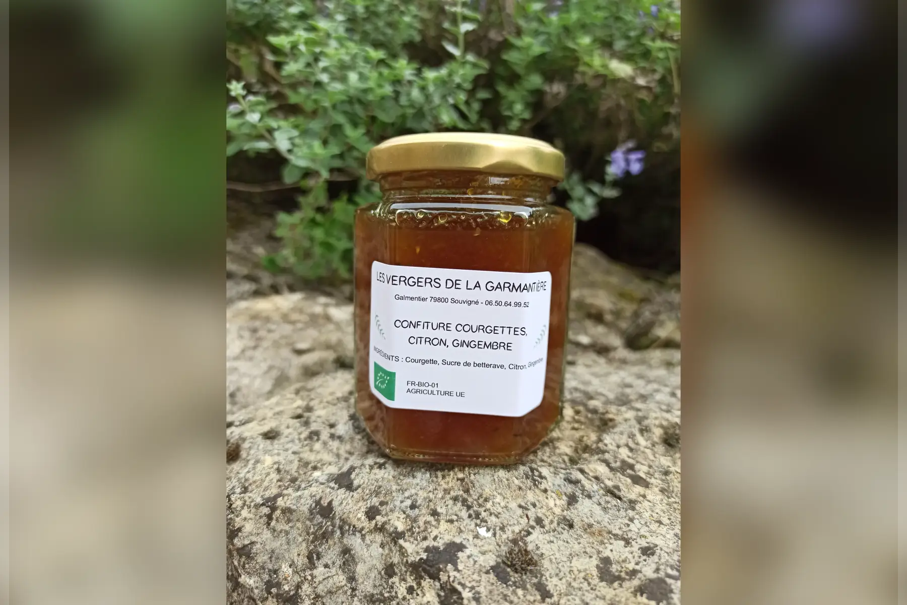 Confiture de courgettes citron gingembre