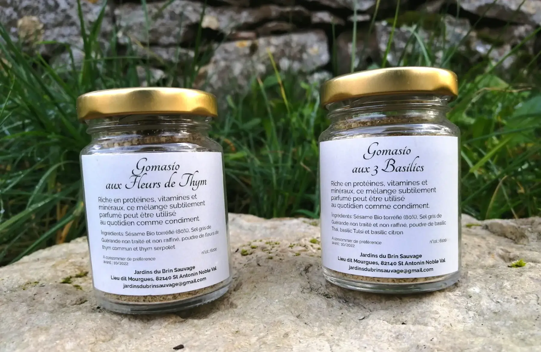 gomasio aux fleurs de thym