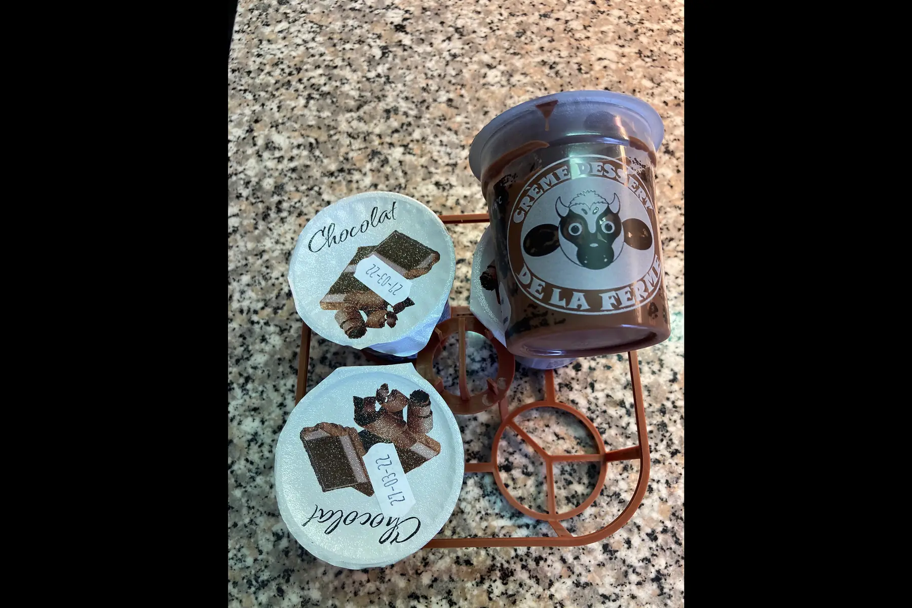 pack de 4 crèmes dessert chocolat