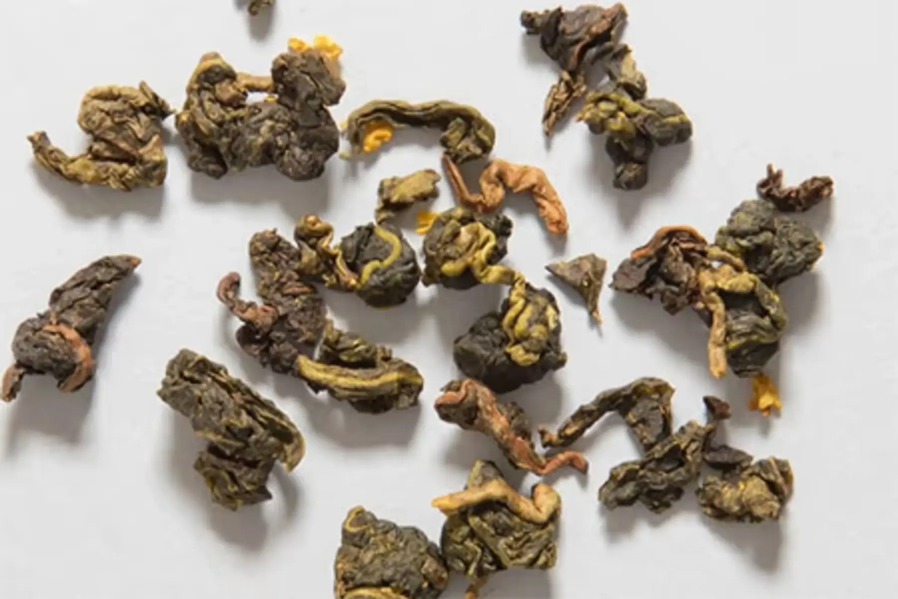 thé parfumé ; oolong à l'osmanthe