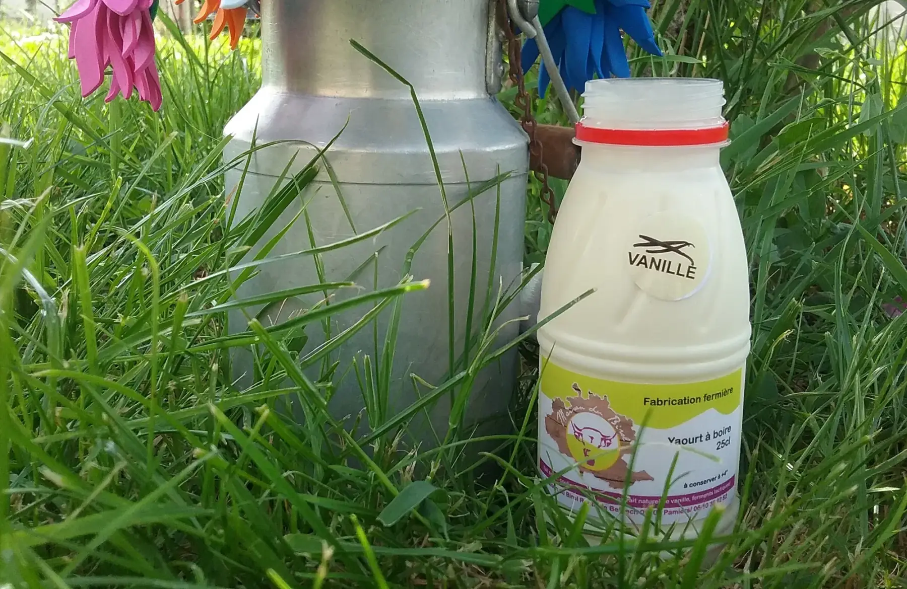 yaourt à boire vanille