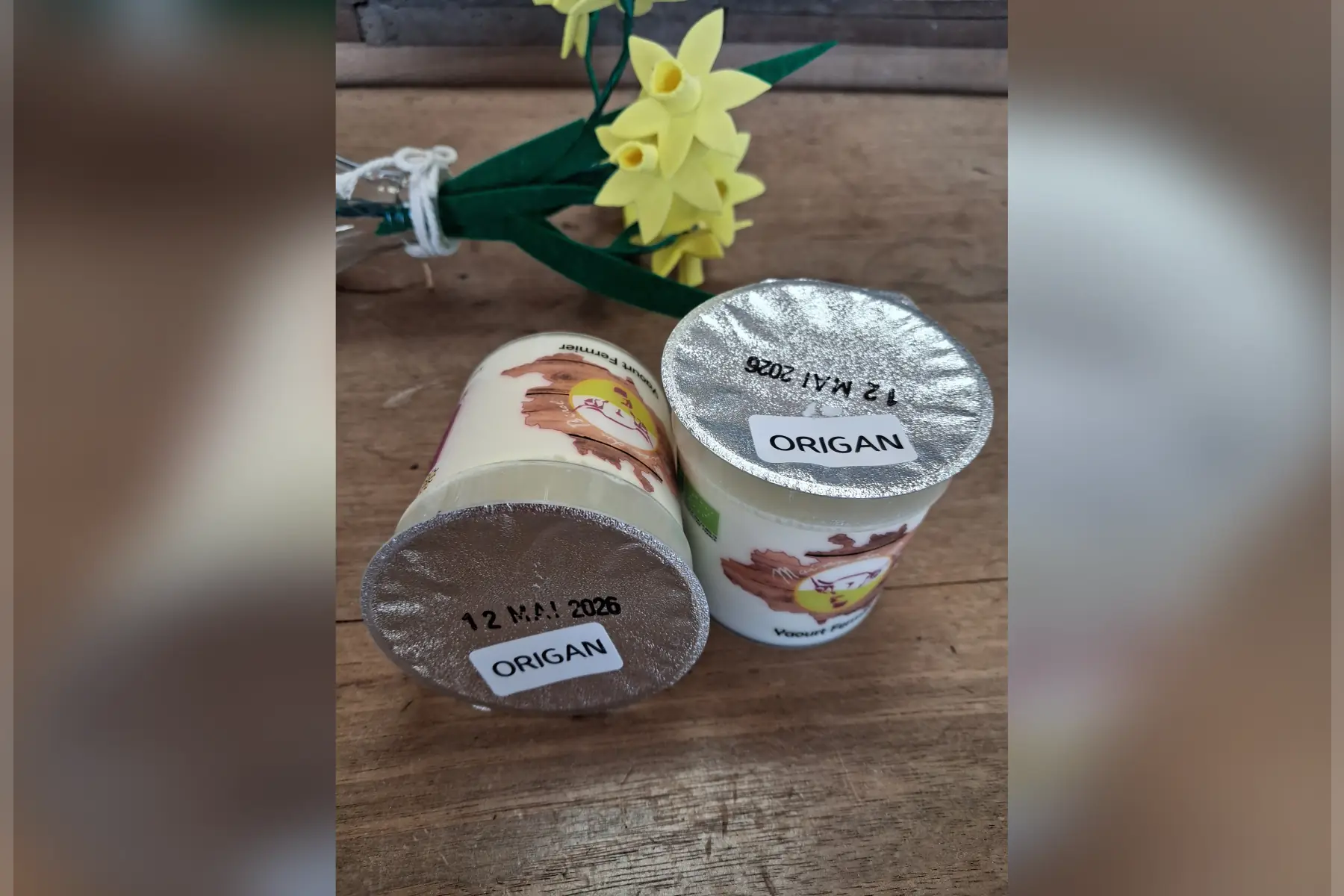 Yaourt infusé à l'Origan