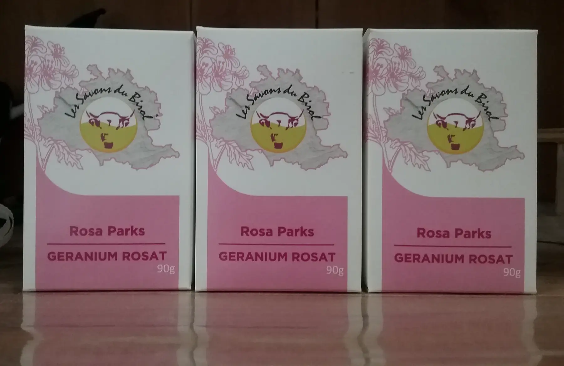 Savon au Géranium Rosat (au lait de vache de La Maison du Birol)