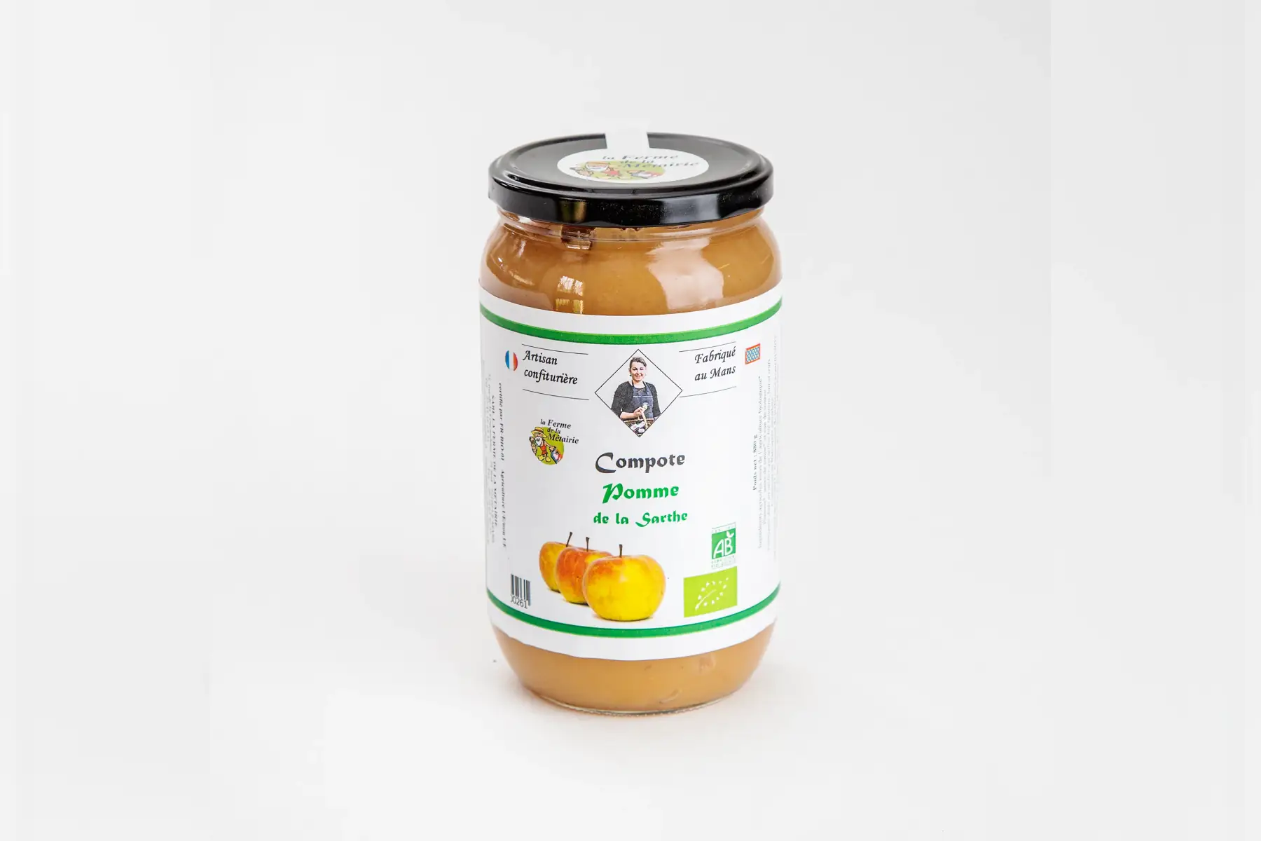 compote pomme sarthe 880g