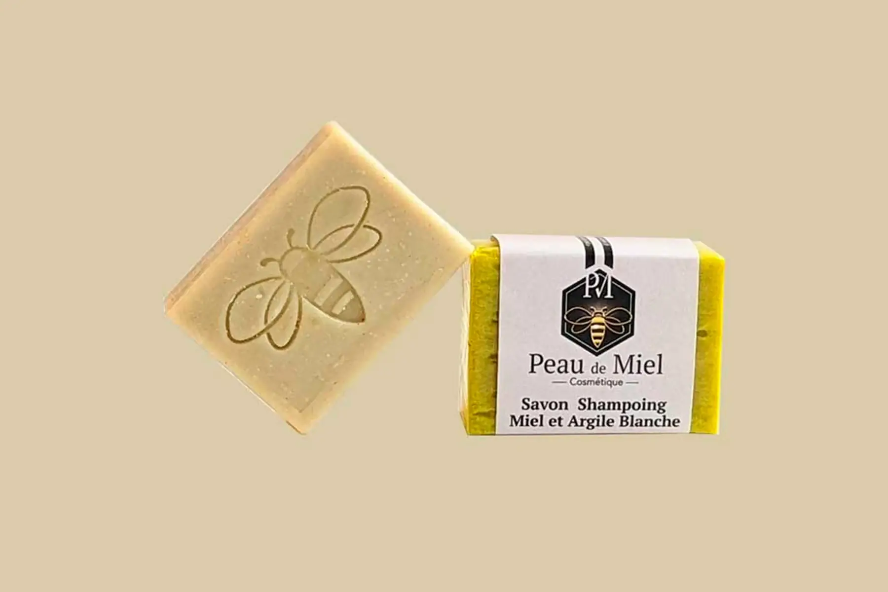 savon shampoing miel et argile blanche