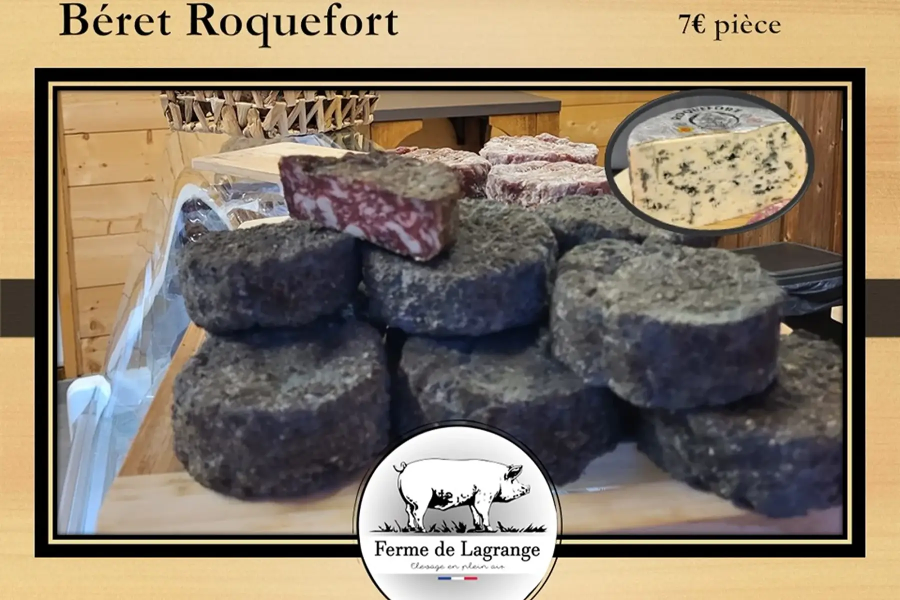 béret sec au roquefort