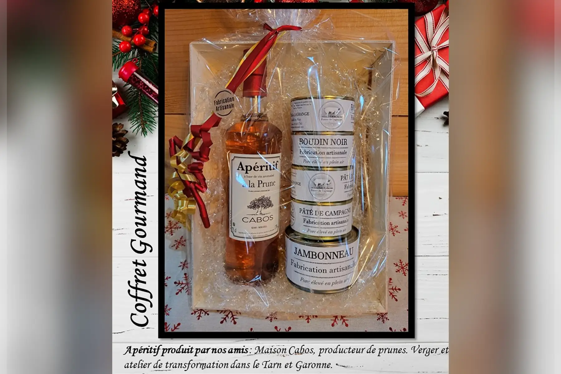 coffret noël gourmand