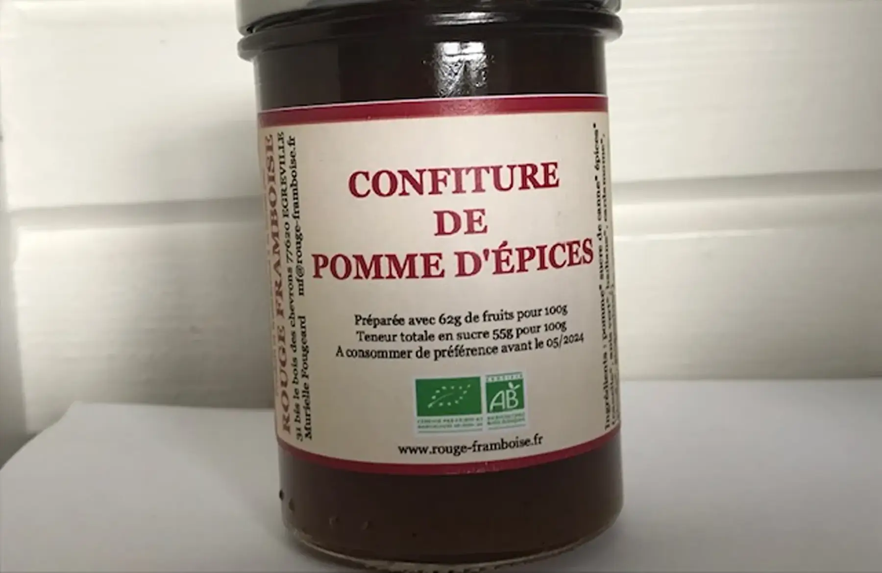 confiture de pomme d'épices