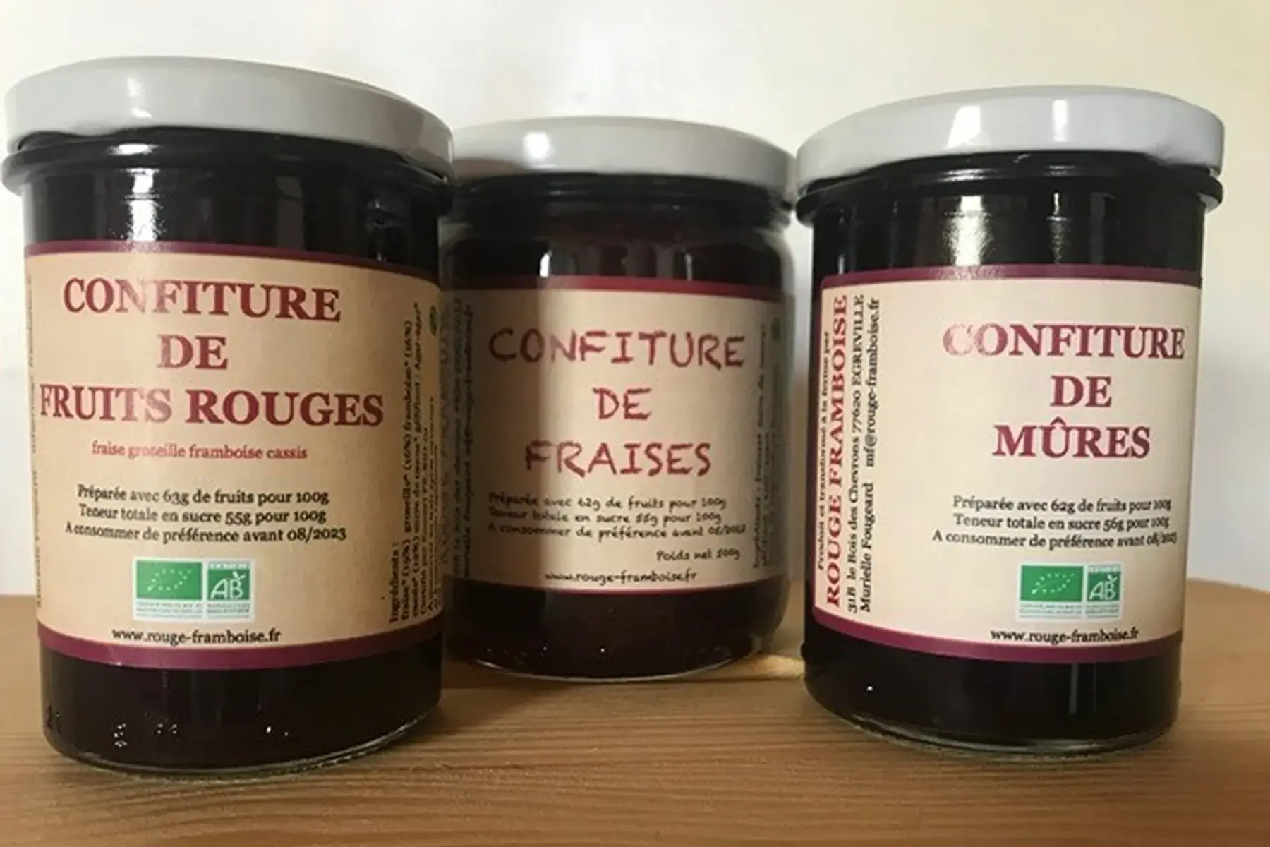confiture fruits rouges