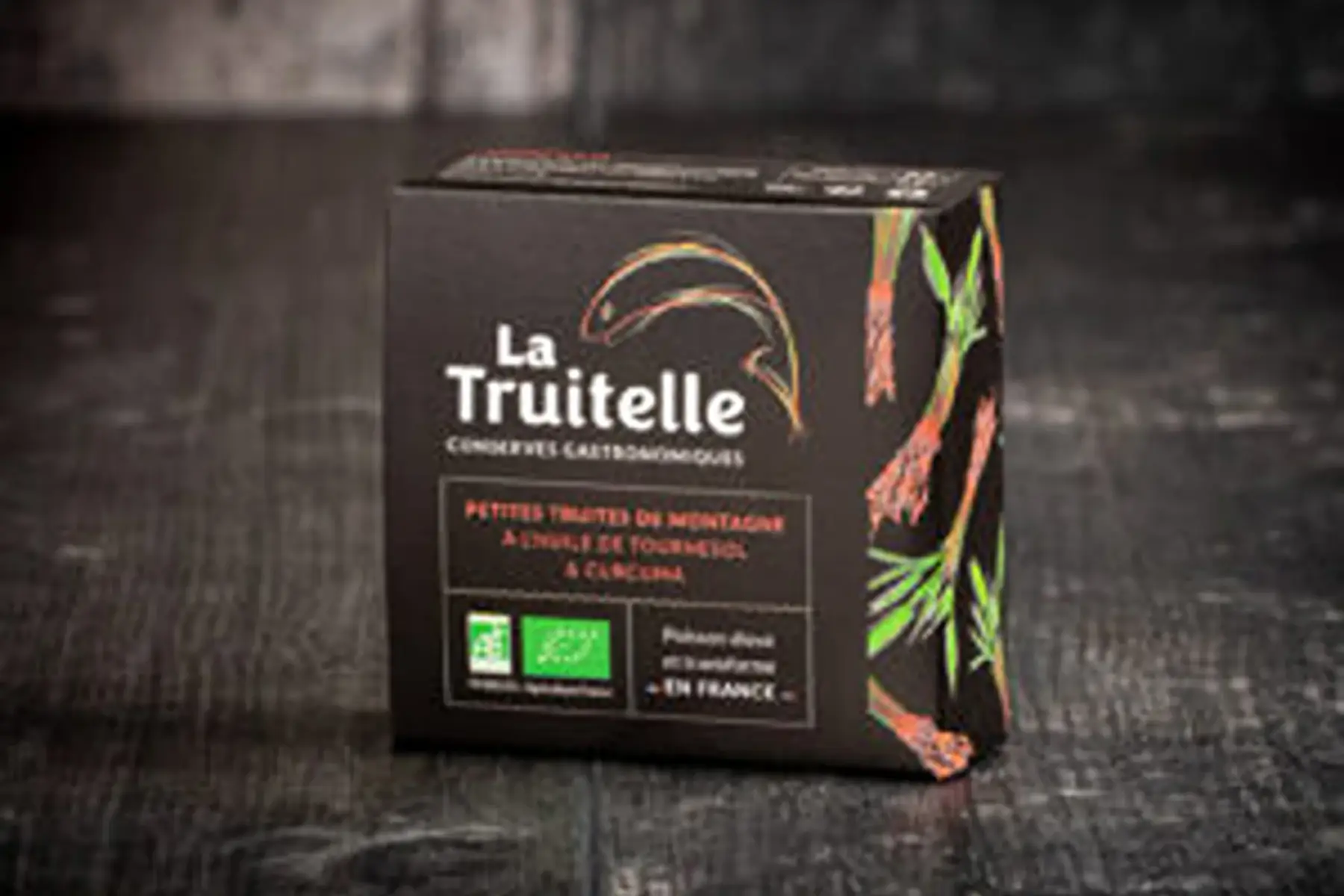 24-petites truites de montagne bio à l'huile de tournesol et curcuma