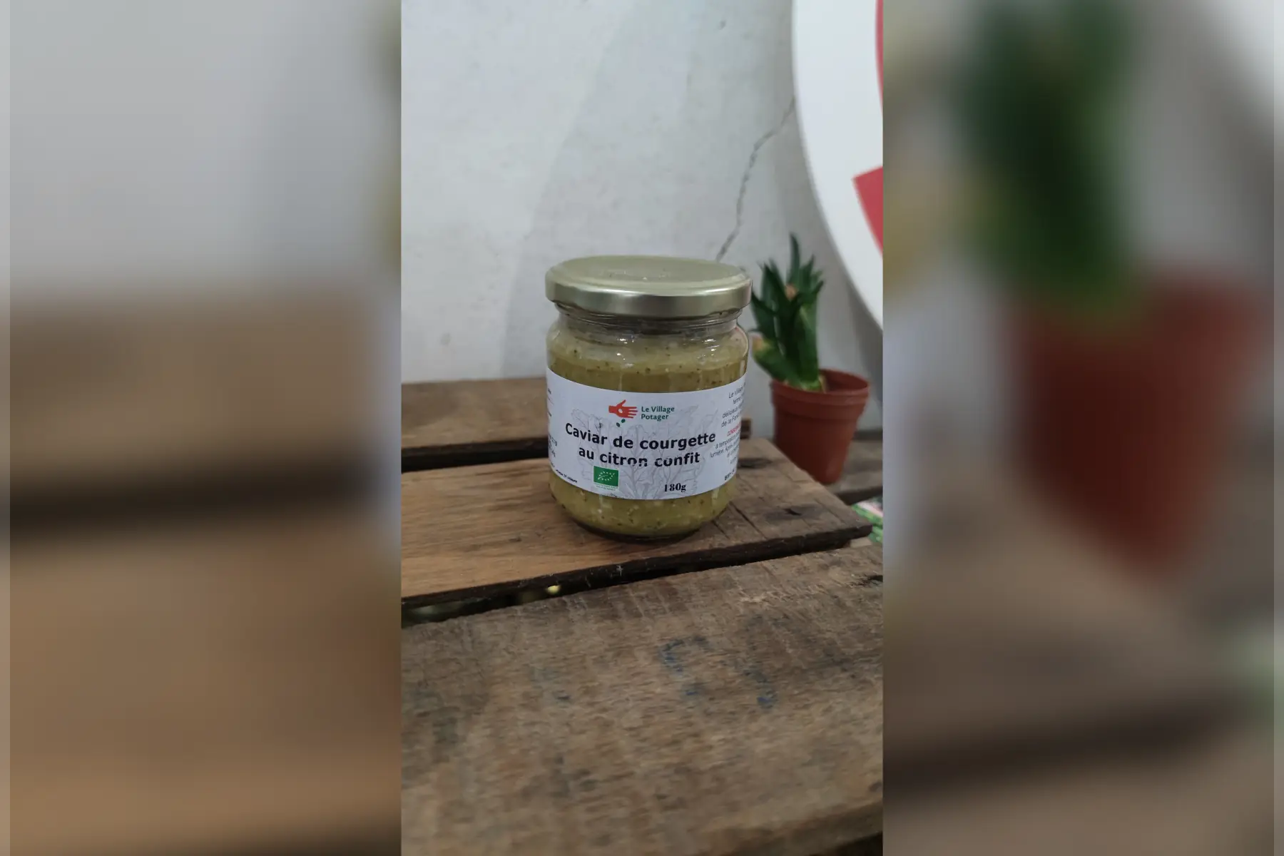 Caviar de courgette au citron confit