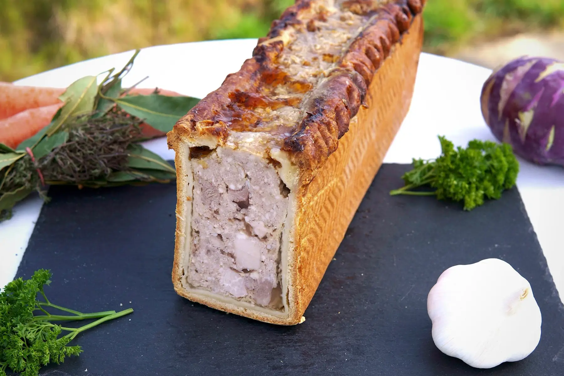 pâté en croûte bio 180gr (2 tranches)