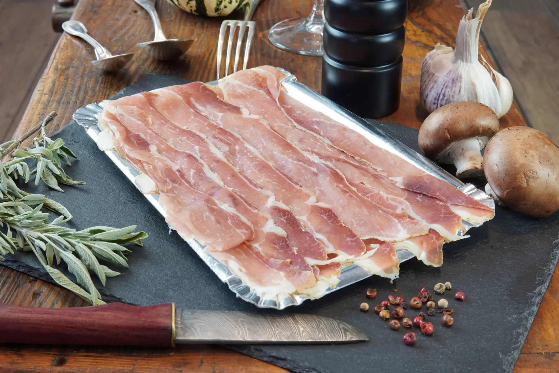 jambon cru bio 100gr (tranché fin à l'italienne)