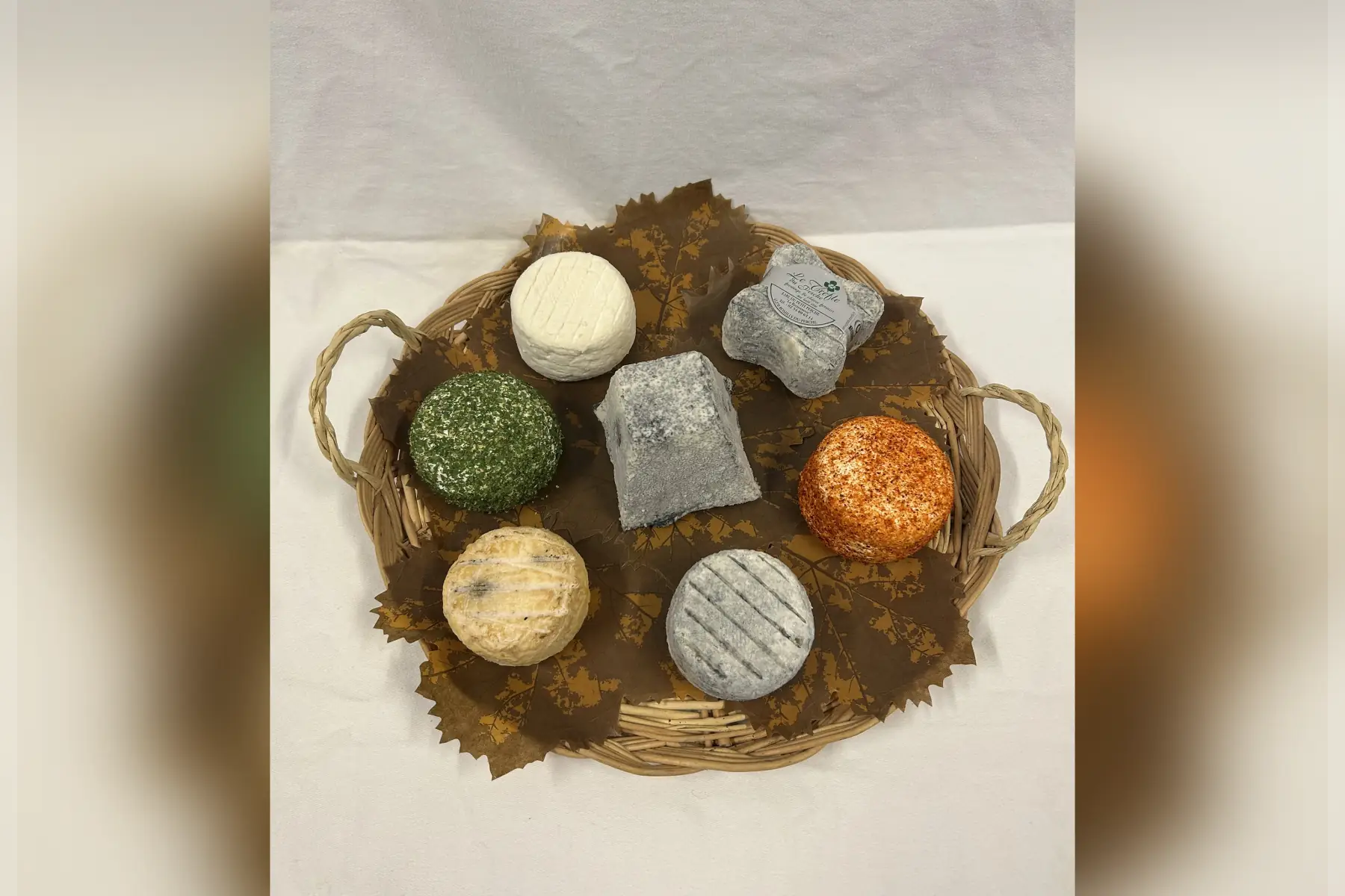 petit plateau de fromage de chèvre