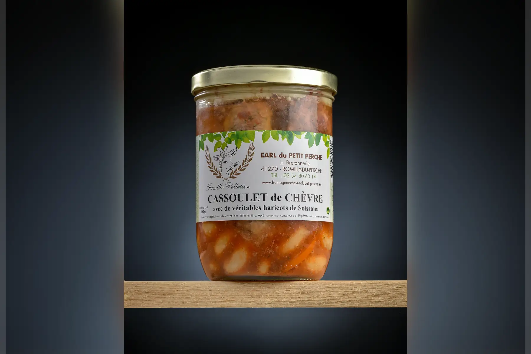 cassoulet de chèvre au véritable haricot de soissons 800g