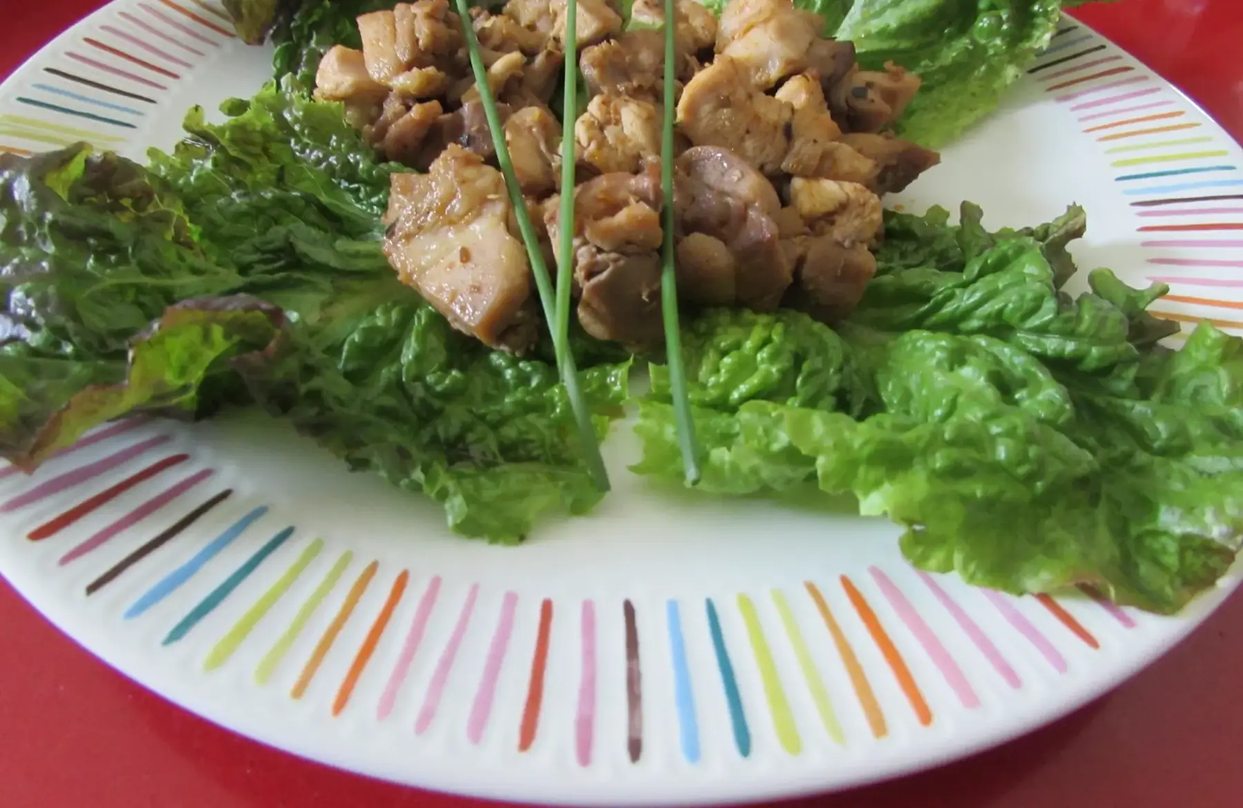 émincés de poulet bio marinés à l'indienne