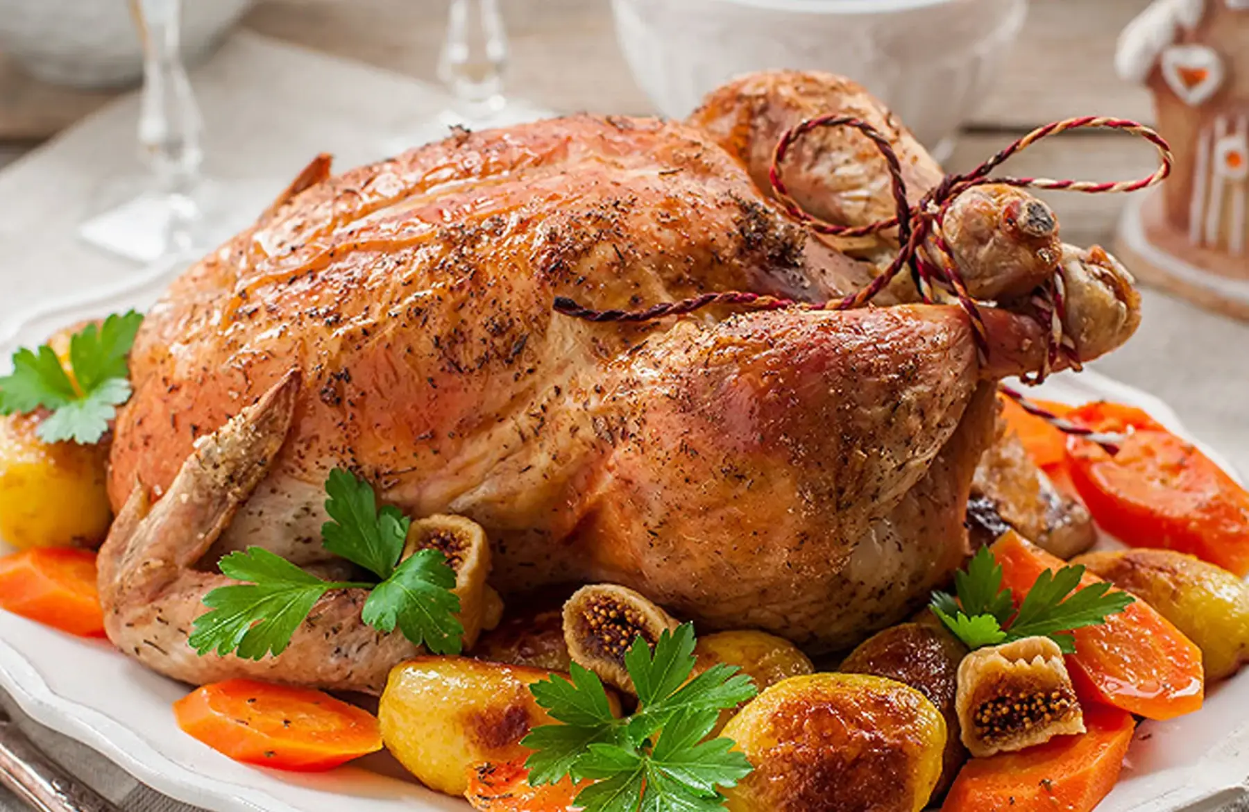 Dinde noire fermière bio (19.95€/kg)