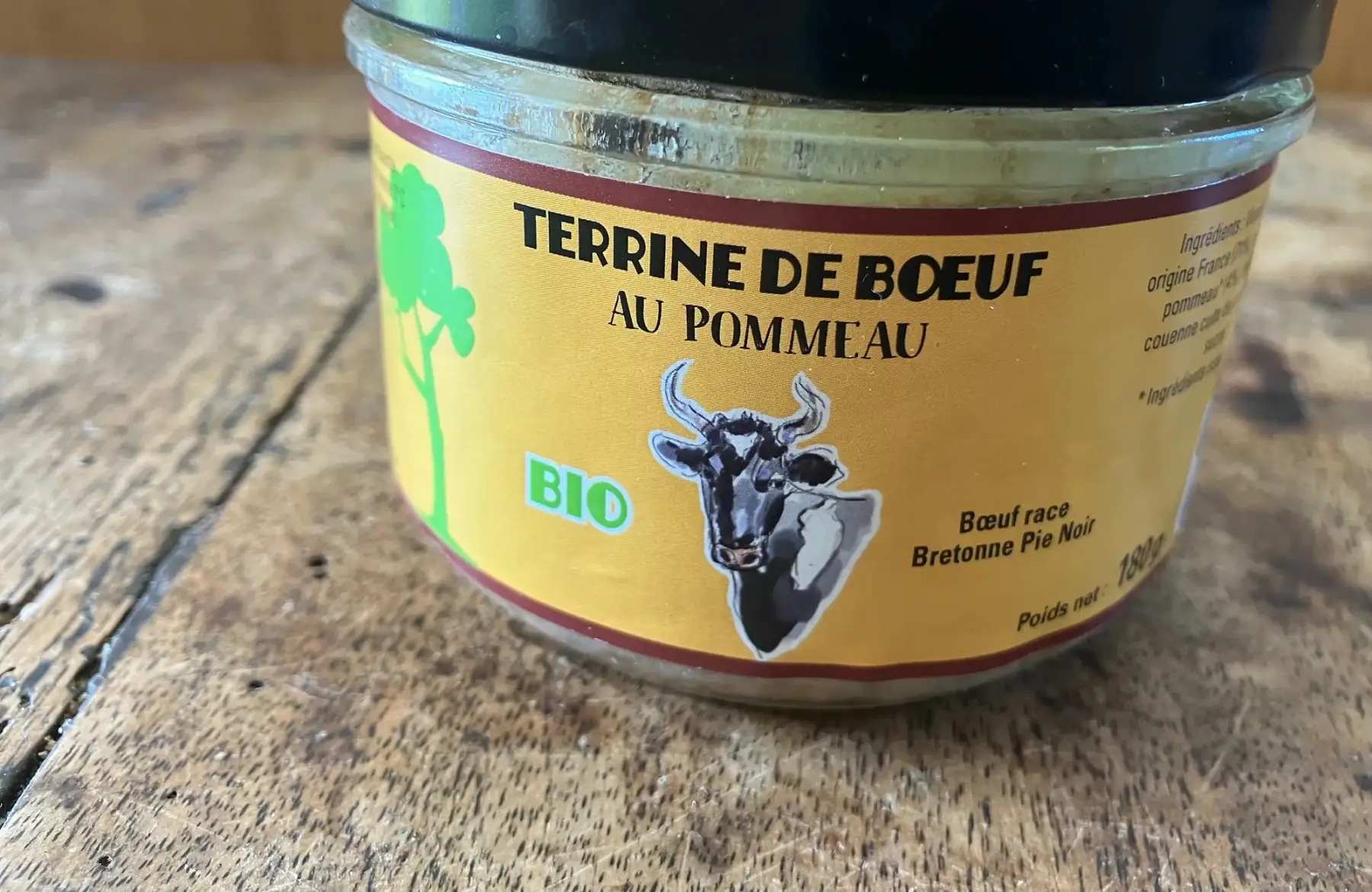 terrine de bœuf au pommeau bio