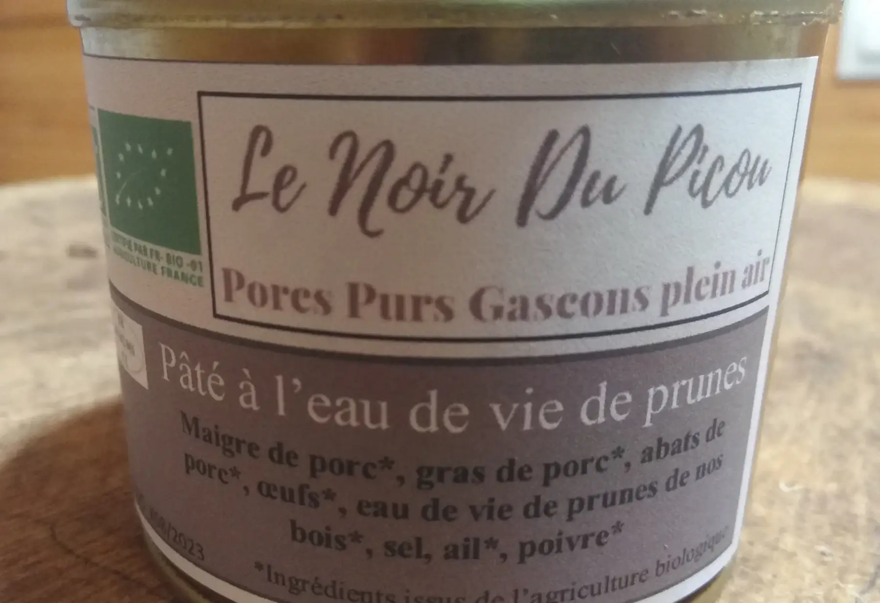 pâté à l'eau de vie