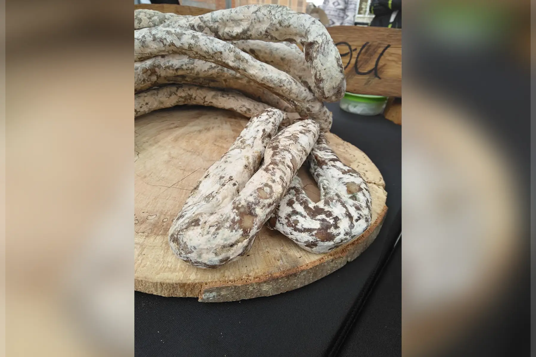 saucisse sèche foie