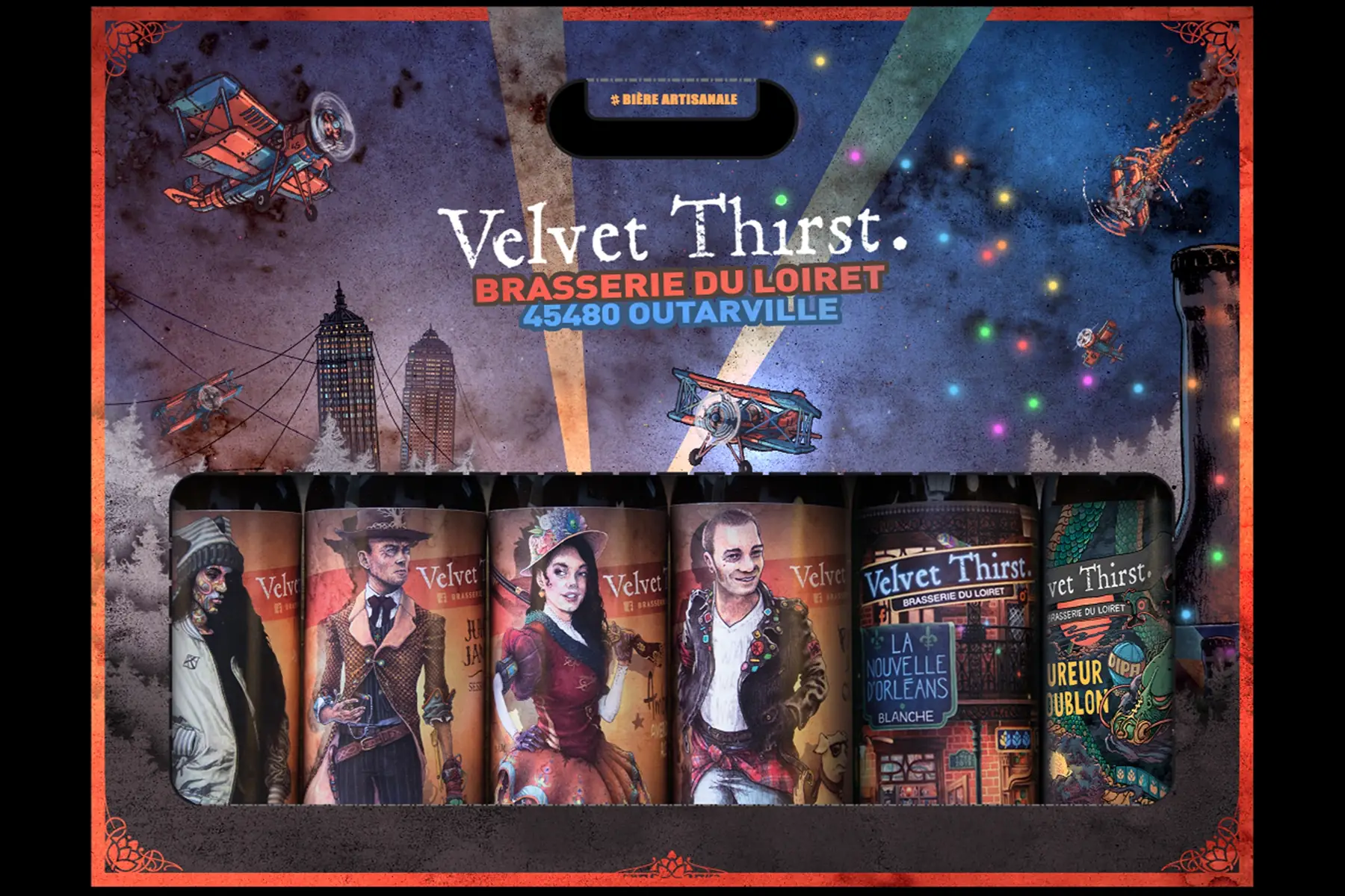 coffret cadeau x6 bouteilles de 33cl