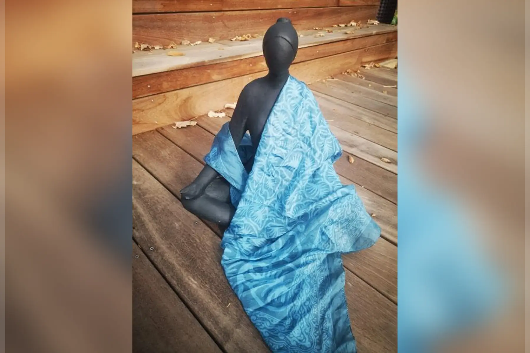 foulard en soie imprimé