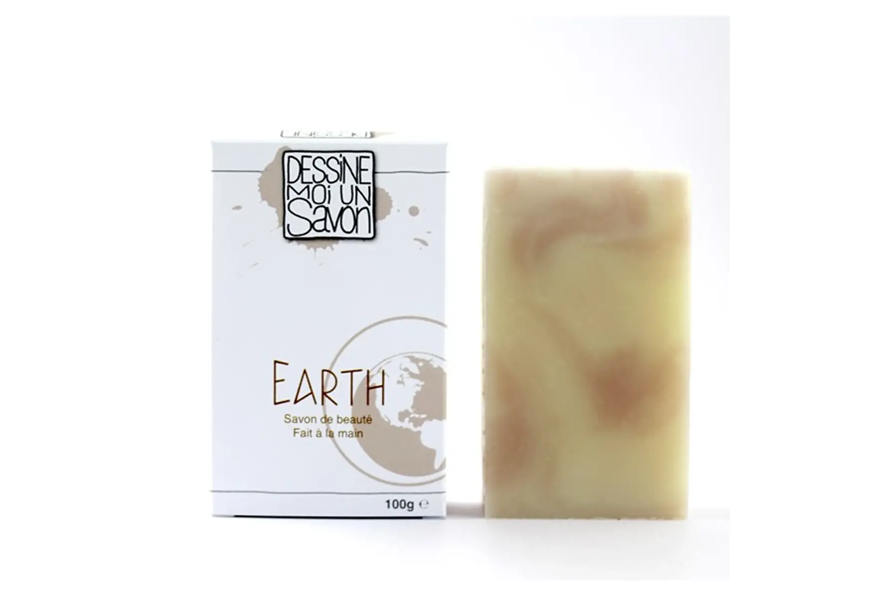 savon surgras earth, karité, vegan (100g)