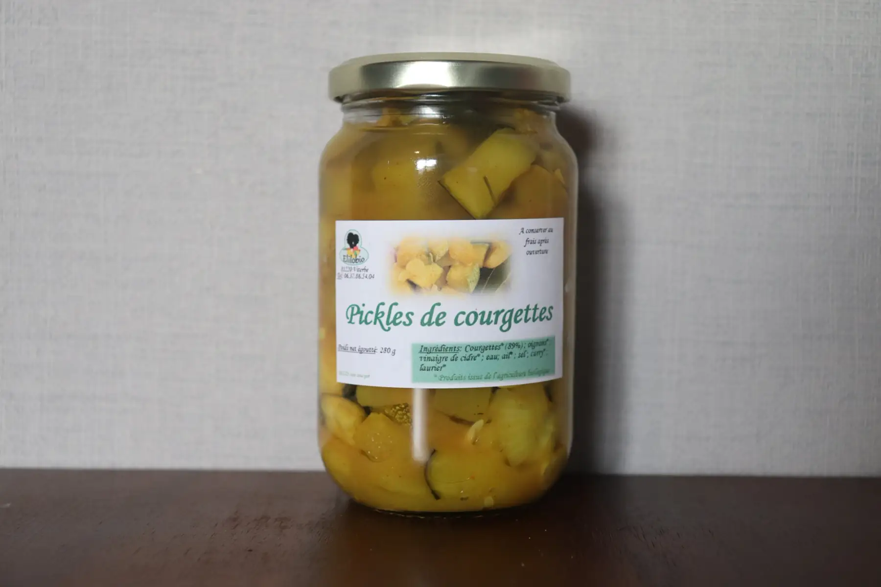 pickles de courgettes