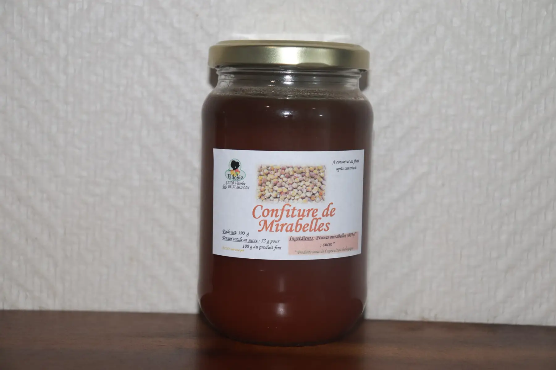 confiture de mirabelles