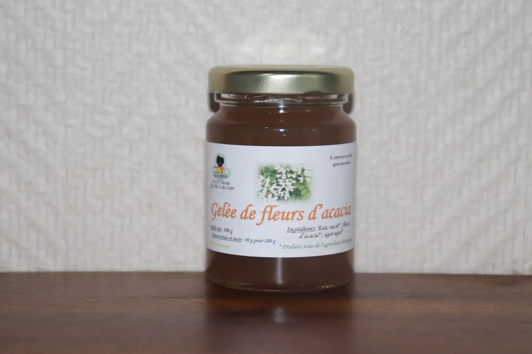 gelée de fleurs d'acacia