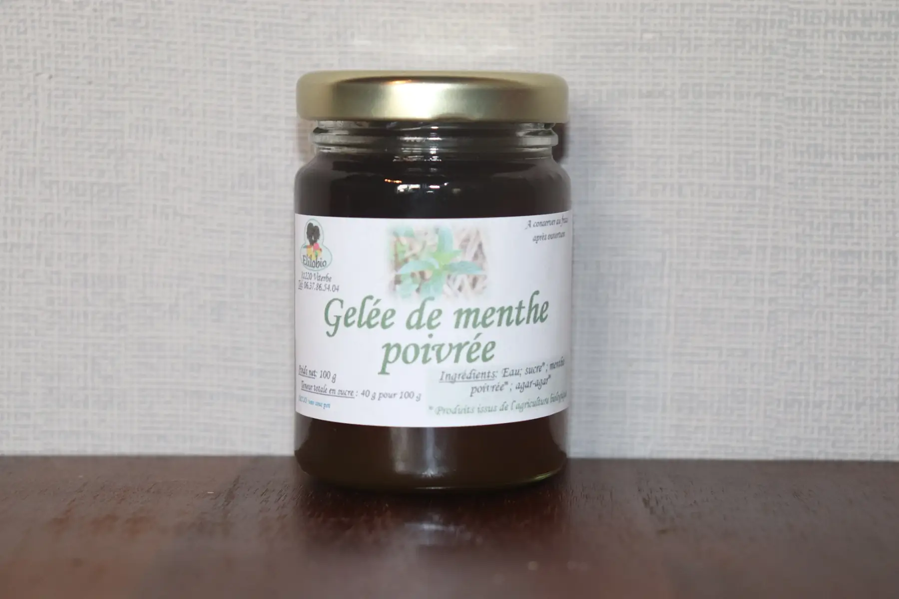 gelée de menthe poivrée