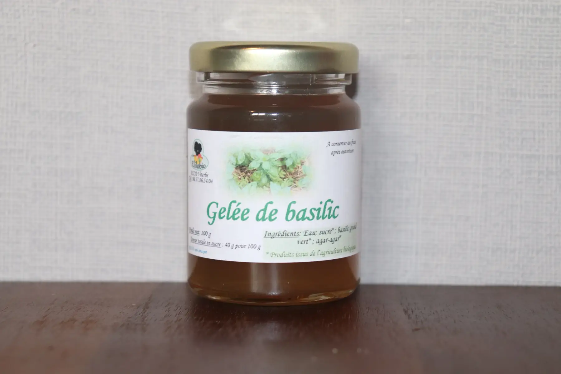 gelée de basilic