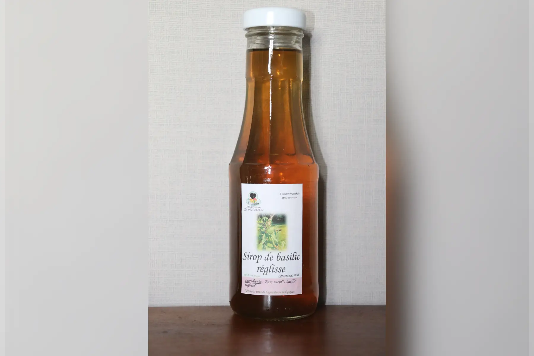 Sirop de basilic réglisse