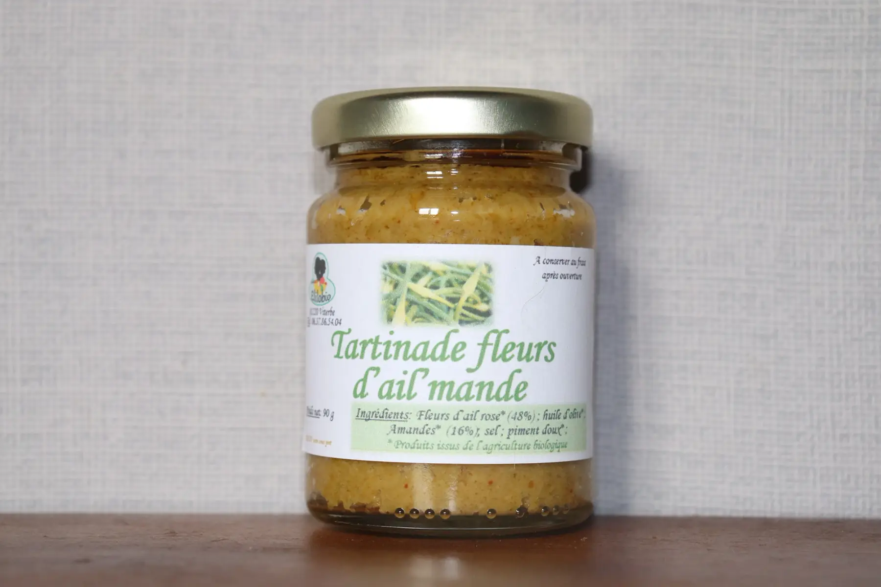 Tartinade fleur d'ail-mande