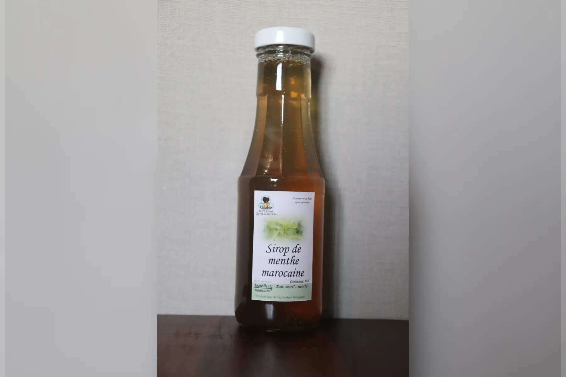 sirop de menthe marocaine