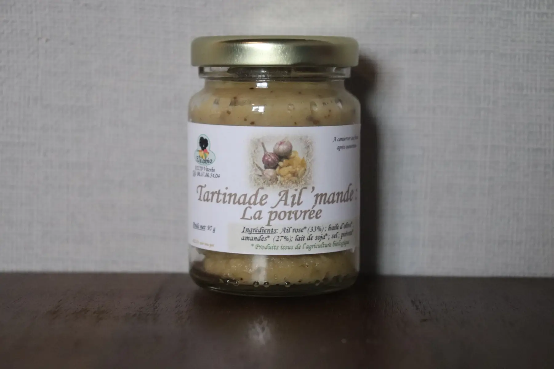 tartinade ail'mande poivrée