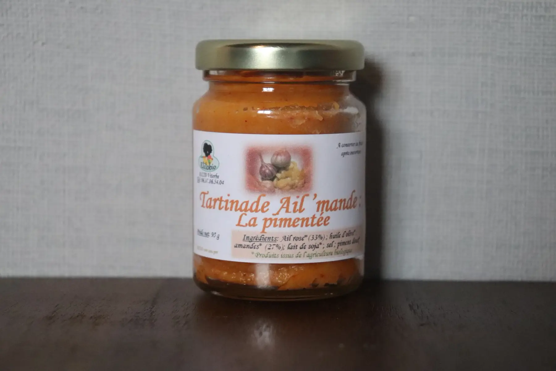 tartinade ail'mande pimentée