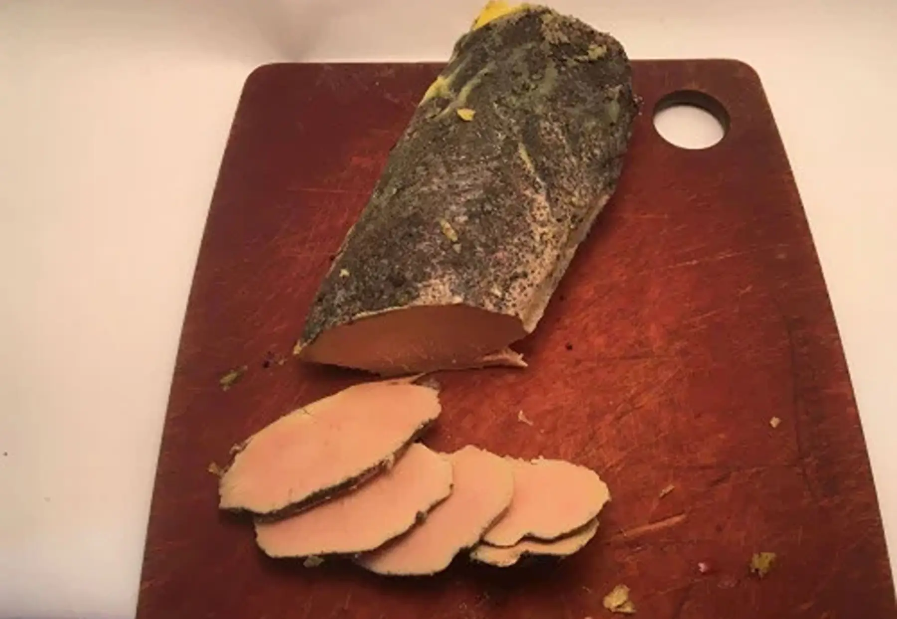foie gras de canard mi cuit aux épices