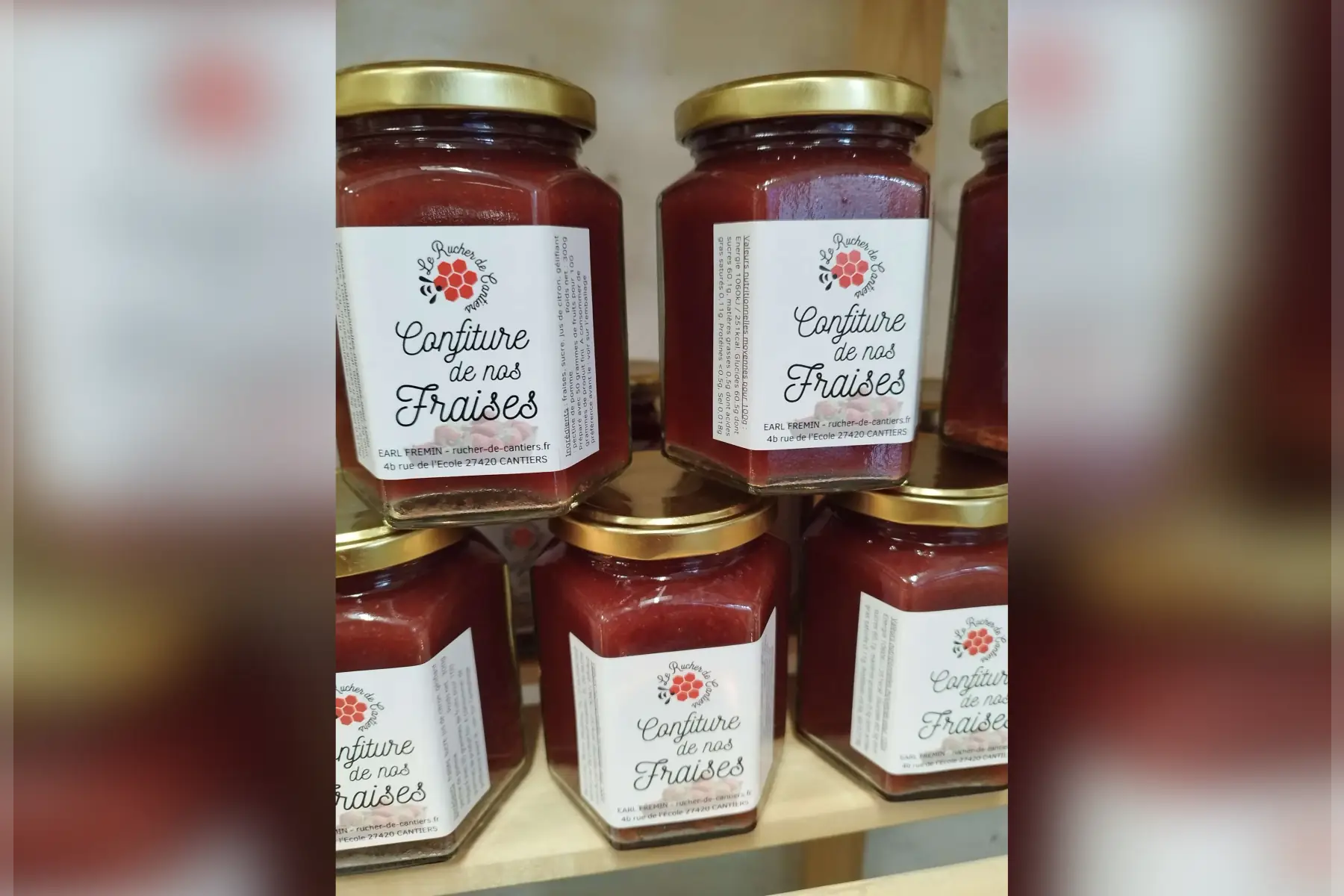 confiture de fraises