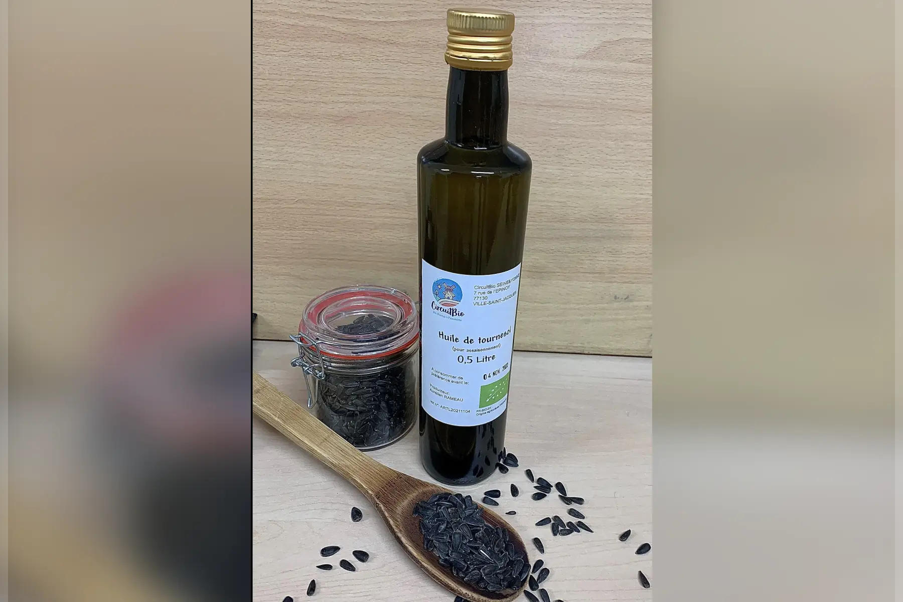 huile de tournesol (assaisonnement et cuisson)