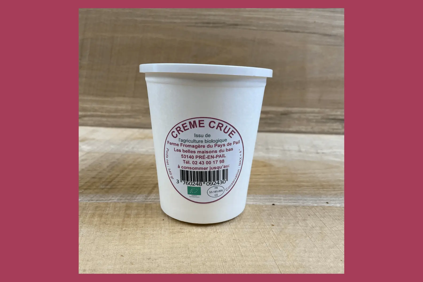 creme crue 340 gr