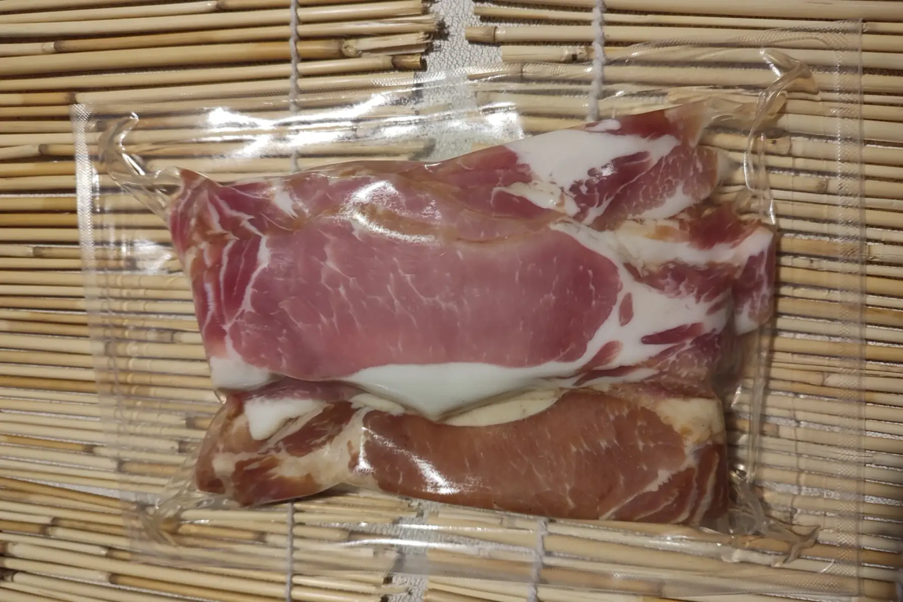 bacon de porc blanc de l'ouest