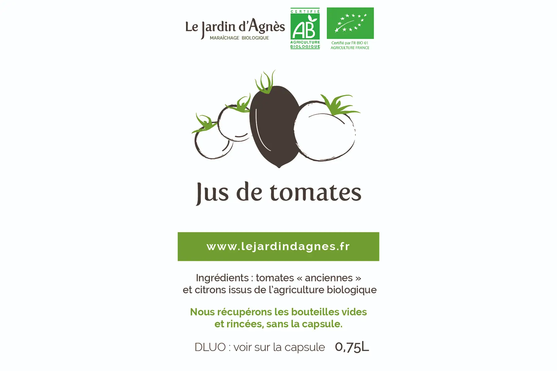 jus de tomates